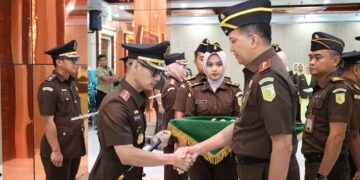 Sertijab Kepala Kejaksaan Negeri Batu Dilaksanakan dengan Khidmat