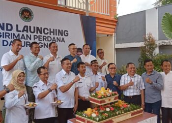 Grand Launching Pengiriman Perdana Dapur BGN, Diresmikan Walikota Wahyu.