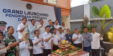 Grand Launching Pengiriman Perdana Dapur BGN, Diresmikan Walikota Wahyu.