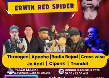 Konser Musik Charity untuk Erwin Red Spider