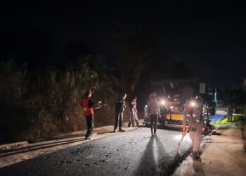 Proyek Rehab Jalan Donowarih – Bocek, Karangploso Rampung 100 Persen