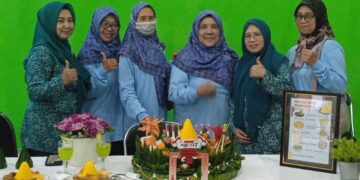 Lomba Tumpeng “Bersatu Berdaulat Rakyat Sejahtera Indonesia Maju” di Kelurahan Penanggungan.