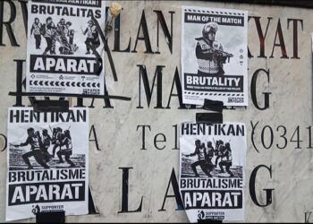 Aksi Solidaritas Driver Ojol Malang Untuk Affan Kurniawan