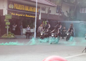 Polresta Malang Kota Gelar Sispam Mako, Antisipasi Kontijensi Demo Rusuh