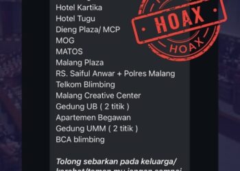Ada Sniper di Atas Gedung Kota Malang, Polresta Malang Kota Pastikan Itu Adalah Hoaks