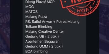 Ada Sniper di Atas Gedung Kota Malang, Polresta Malang Kota Pastikan Itu Adalah Hoaks