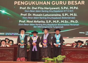 Unisma Kukuhkan Tiga Guru Besar Sekaligus