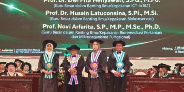 Unisma Kukuhkan Tiga Guru Besar Sekaligus