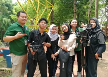 Tim Gajayana TV Malang Kolaborasi dengan Siswa SMK, Liputan Wisata Wendit