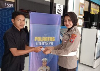 Sat Lantas Polres Batu Sosialisasikan Pemohon Masa Berlaku SIM Tidak Lagi Berdasarkan Tanggal Kelahiran