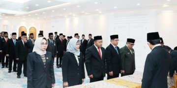 Menag Lantik 21 Pejabat, Salah Satunya Kepala Biro Administrasi Akademik, Kemahasiswaan UIN Malang