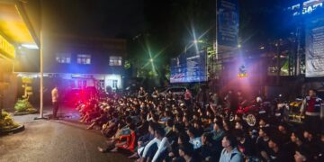 Polresta Malang Kota Gelar Patroli Blue Light, Bubarkan Kerumunan dan Amankan 111 Motor Diduga untuk Balap Liar