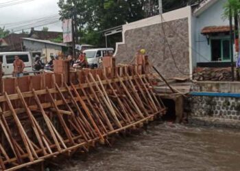 Proyek Pelebaran Jembatan KH Malik Dalam Kota Malang Sudah Mencapai Progres Pengerjaan 70 Persen 