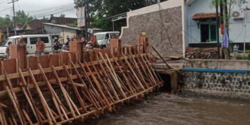 Proyek Pelebaran Jembatan KH Malik Dalam Kota Malang Sudah Mencapai Progres Pengerjaan 70 Persen