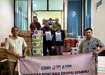 BRI Salurkan Bantuan Tanggap Darurat bagi Warga Terdampak Erupsi Gunung Semeru Lumajang