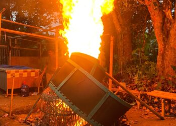 Pertahankan Stabilitas Keamanan, Polresta Malang Kota Bongkar Total dan Bakar Arena Judi Sabung Ayam