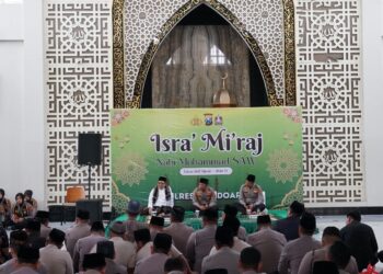 Polresta Sidoarjo Gelar Peringatan Isra Mi’raj 1447 H untuk Perkuat Iman dan Pengabdian Anggota