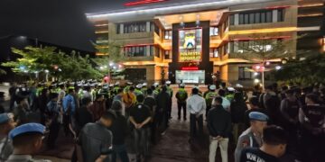 Polresta Sidoarjo Gelar Apel Siaga dan Patroli Kamtibmas Selama Libur Panjang Isra Miraj