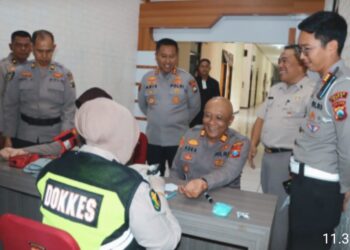 Kapolres Batu Maksimalkan Tes Kesehatan Pada Seluruh Anggotanya