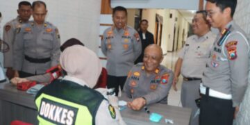 Kapolres Batu Maksimalkan Tes Kesehatan Pada Seluruh Anggotanya