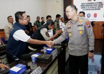 Kapolres Malang Pimpin Rakor Pengamanan Arema FC Vs Persijap Jepara di Kanjuruhan