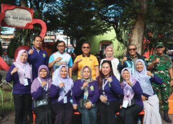 Kapolres Batu Bersama Jajarannya dan Pemkot Batu, Kurve di Alun Alun Batu