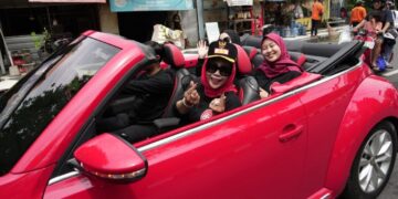 Wabup Sidoarjo Riding Bareng Komunitas VW dan Vespa, Tutup Tanggulangin Fair 2026