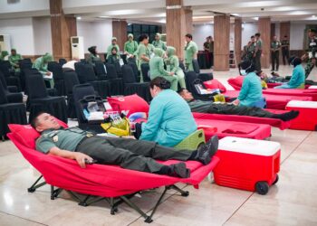 Sentuhan Kepedulian, Kostrad Gelar Donor Darah Sambut HUT ke-65