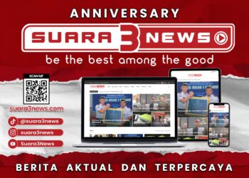Anniversary Tiga Tahun SUARA3NEWS “be the best among the good”