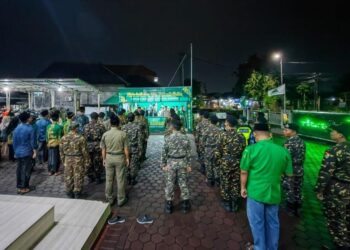 Polsek Wonoayu Hadiri Pembukaan Posko Ramadhan Ansor