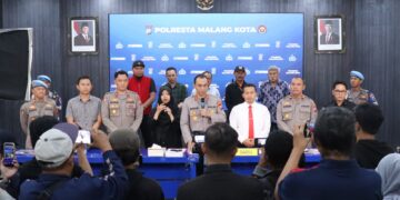 Serius Berantas Narkoba, Polresta Malang Kota Amankan 1,3Kg Sabu dan 20 Tersangka