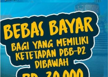 BAPENDA: Wajib Pajak,  PBB 2026 Sudah Bisa Dibayarkan