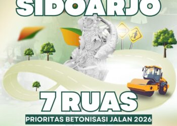 Perbaikan Jalan Rusak di Sidoarjo Dikebut, Pemkab Siapkan Betonisasi 2026