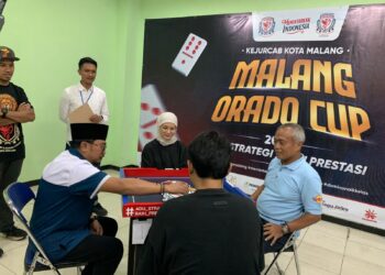 Malang Orado Cup 2026 Disambut Meriah, Domino Dinilai Berpotensi Jadi Olahraga Kompetitif di Kota Malang