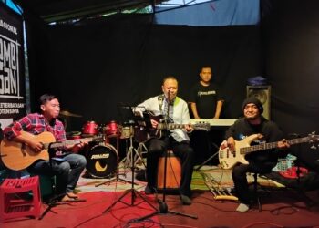 Camat Bumiaji, Thomas Maido Apresiasi Kopi Embongan Wadah Kreasi Musisi Disabilitas, Brain Wash Punk Rock Bangga