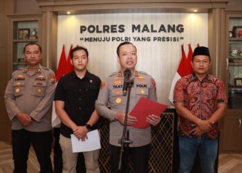 Tindak Perusakan Kasus di Pantai Wedi Awu Polres Malang Tetapkan Tiga Tersangka