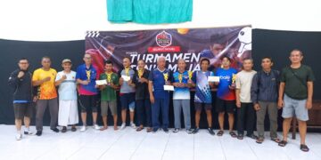 Turnamen Tenis Meja Perdana PTM Ken Arok, Camat Singosari Ajak Masyarakat Sehat dan Berprestasi
