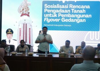 Flyover Gedangan Disiapkan Jadi Solusi Kemacetan, Pemkab Sidoarjo Pastikan Pembebasan Lahan Transparan dan Minim Dampak