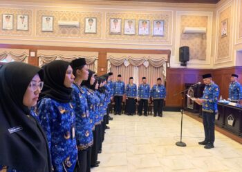 Wali Kota Malang Lantik 50 PNS dan 9 Pejabat Fungsional, Tekankan Integritas dan Profesionalisme ASN