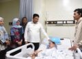 Bupati Subandi Pastikan Perawatan Intensif M. Izzan di RSUD R.T. Notopuro