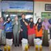 Sriatun Subandi Salurkan Bantuan Pangan di Gedangan, Ribuan Warga Terima Beras dan Minyak Goreng.