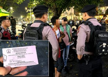 Jaga Rasa Aman Wisatawan Kayutangan Polresta Malang Kota Kembali Amankan Jukir Nakal dan Viral