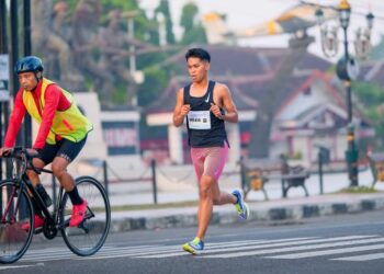 Bripda Ali Topan Raih Juara 3 Bhayangkara Run Blitar Series 2026