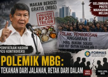 Pernyataan Hashim Soal MBG Picu Polemik, Mahasiswa Berunjuk Rasa dan Dinamika Internal FORMAS Mengemuka