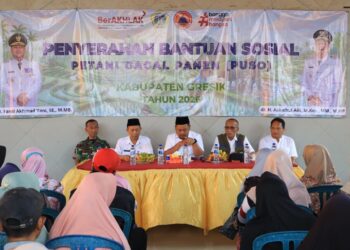 Pemkab Gresik Bantu 1.177 Petani Terdampak Puso, Bupati Yani: Pemerintah Harus Hadir