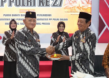 Komitmen Pengabdian dalam HUT PP Polri Ke-27 di Polresta Sidoarjo