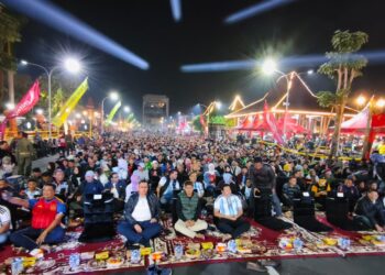 Lautan Manusia Padati Nobar Final Piala Dunia 2026 Bersama Bupati Sidoarjo
