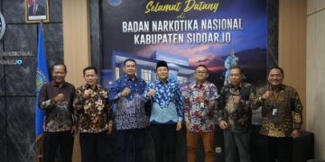 Pemkab Sidoarjo dan BNN Perkuat Benteng Antinarkoba, Wilayah Perbatasan Jadi Prioritas Pengawasan.