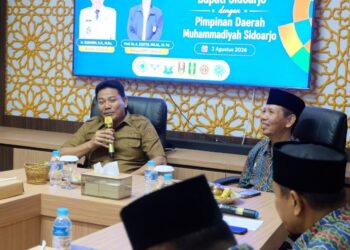 Perkuat Sinergi dengan Muhammadiyah, Bupati Sidoarjo Dorong Tata Kelola Hibah, Wakaf dan Layanan Publik Transparan.