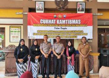 Curhat Kamtibmas di Desa Jambangan, Polresta Sidoarjo Ajak Warga Peduli Keamanan Lingkungan